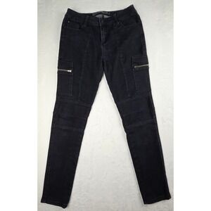 En Jean High‑Rise Distressed Denim Pants – Women's 28 Blue